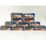 Mattel Hot wheels, a collection of boxed Diecast vehicles, x11