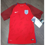 Signed England Away shirt - full squad signed away shirt, with certificate of authenticity to