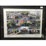 Formula One - Ninety One' Artist signed print by A