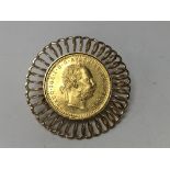 A 1915 Austrian 1 Ducat (23ct gold coin) with a 14