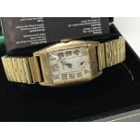 A vintage 9ct gold cased Rotary wristwatch.