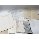 A collection of Ephemera letters from Antony Eden,