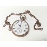 A 9ct gold open faced Criterion pocket watch along