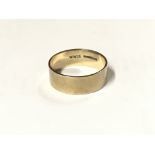 A 9carat gold wedding ring weight 3.5g