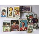 A collection of Football Trade Cards including A &