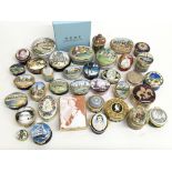 Another collection of trinket boxes including Halc