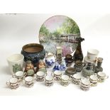 A collection of Royal Doulton ceramics and stonewa