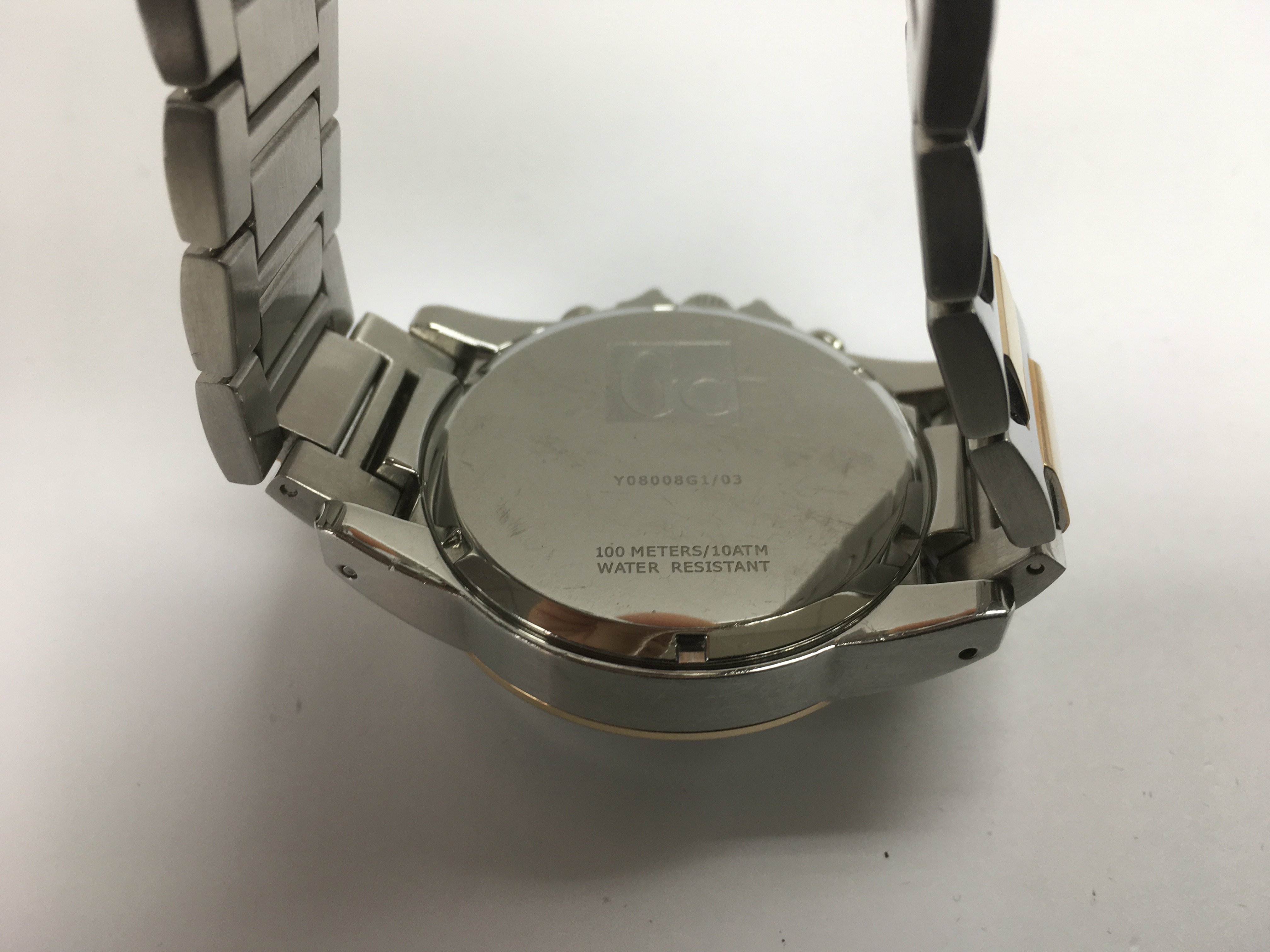 A gents Guess stainless steel watch. - Image 2 of 2