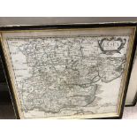 A framed Robert Morden map of Essex and a further