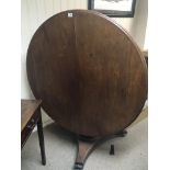 A Victorian Mahogany circular top breakfast table