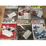 A collection of Model cars magazines, from 1965 to