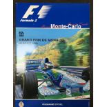 A 53e 1995 Monaco Grand Prix official programme si