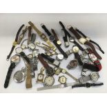 A bag of mixed watches.