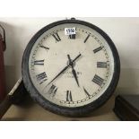 2 Wooden cased painted dial kitchen clocks by Stan