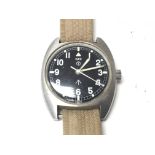 A Genuine Military issue manual wind CWC watch wit