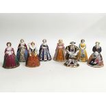 A Royal Worcester collection of figures, Henry VII