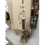 A gilt figural standard lamp, approx total height