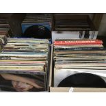 Four boxes of LPs by various artists including Elt