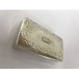 A 19th Century Silver French Snuff box. Weight 47g