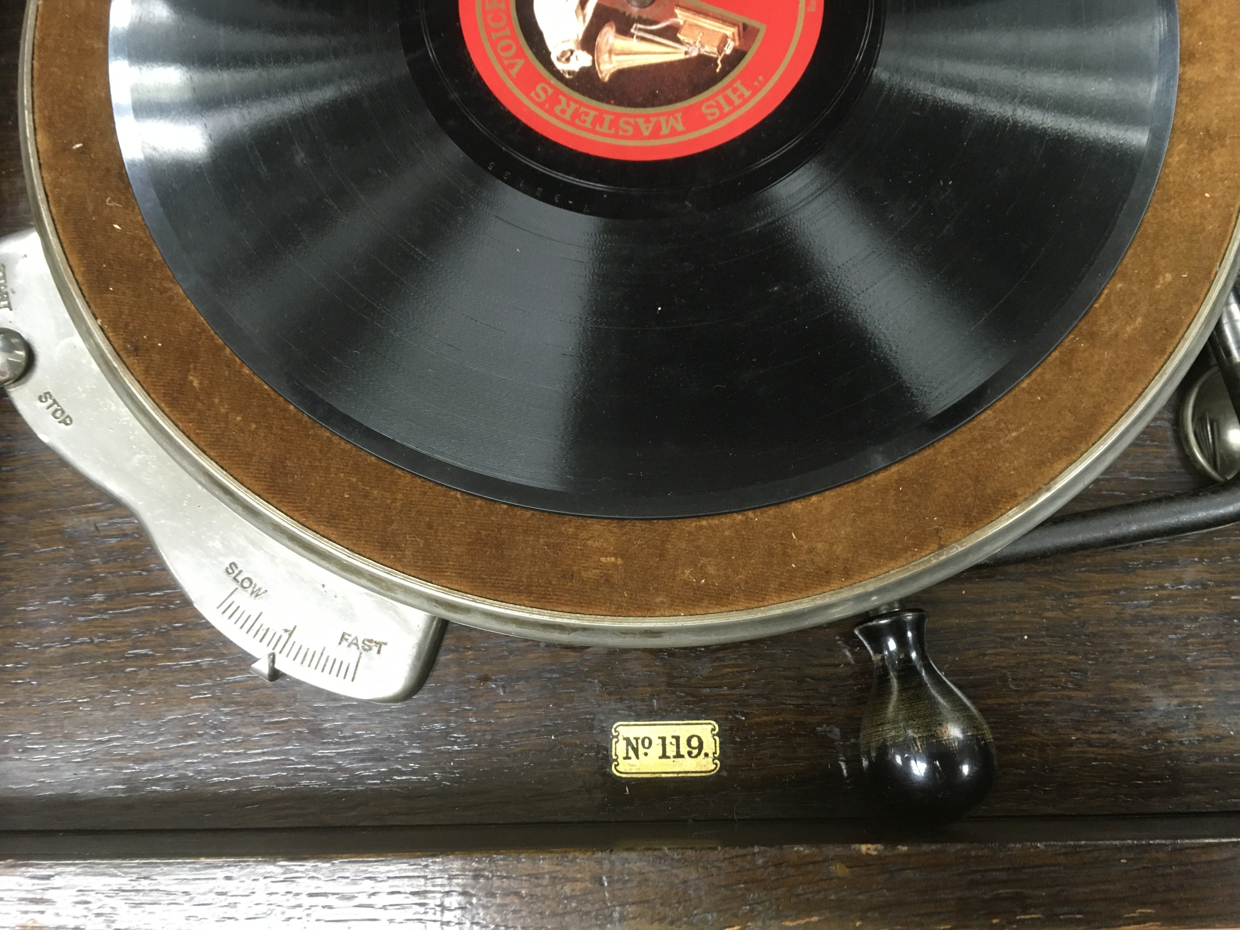 A Columbia 119 gramophone with inegrated soundbox. - Image 3 of 3