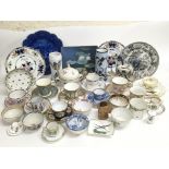 A large collection of ceramics, including some 18t