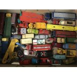 A collection of playworn Diecast vehicles includin