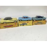 Dinky toys, boxed, #174 Hudson Hornet sedan, #177