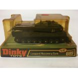 Dinky toys, boxed, #699 Leopard recovery tank