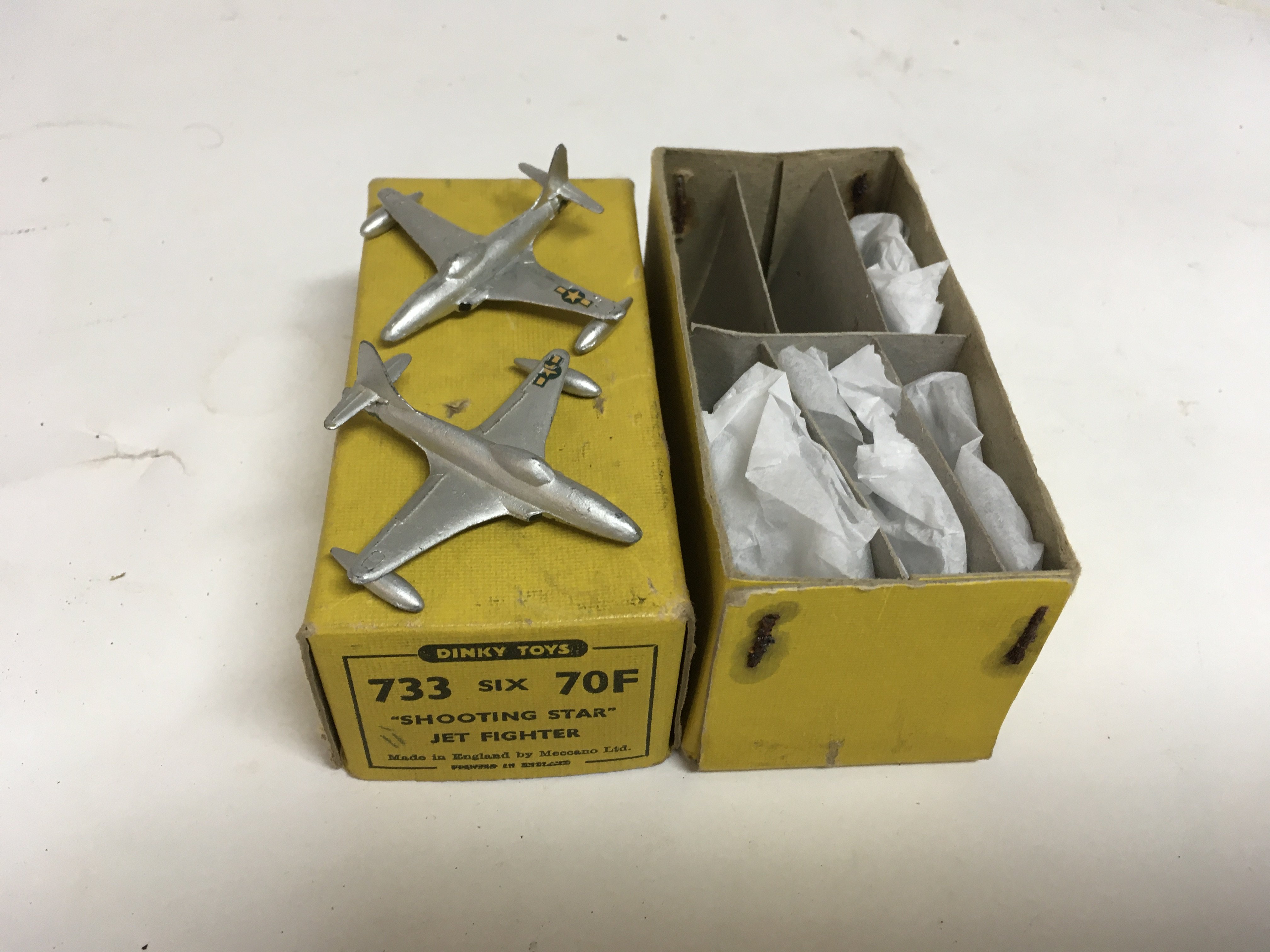 Dinky toys, #70F, Trade box of 6x Shooting star je