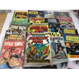 A collection of TV and Film related books and comi