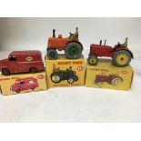 Dinky toys, #450 Trojan van ESSO, #301 Field Marsh