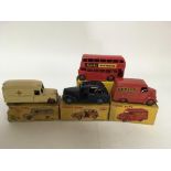 Dinky toys, boxed, #253 Daimler Ambulance, poor bo