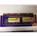 Siku toys, boxed, #3115 Volvo lorry with trailer