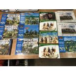 A collection of 1:72 model kits including military