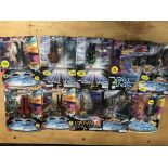 A collection of Star Trek figures all carded (10)