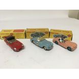 Dinky toys, boxed, #107 Sunbeam Alpine sports, #11