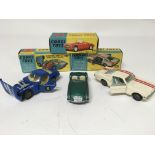 Corgi toys, boxed, #324 Marcos 1800GT with Volvo e