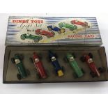 Dinky toys, gift set #4, Racing cars, boxed