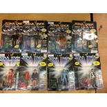 A collection of Ds9 and other Star Trek figures.(8