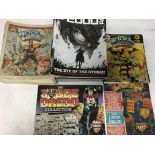 A collection of 2000AD comics, including The best