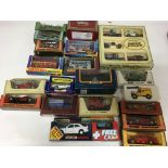 A collection of boxed Diecast vehicles including M