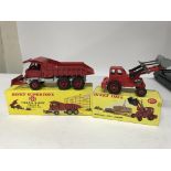 Dinky toys, boxed, #959 Foden dump truck and #437