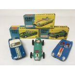 Corgi toys, boxed, #319 Lotus Elan coupe, #151A Lo