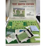 Subbuteo, boxed, Test match edition, Table Cricket