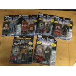 Star Trek figures all carded (6)