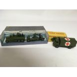 Dinky toys, boxed, #161 Mobile anti-aircraft unit