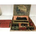 Hornby trains, O gauge, boxed, #2 tank goods set,