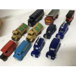 A collection of loose Diecast vehicles including D