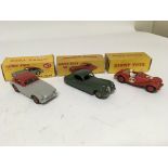Dinky toys, boxed, #167 AC Aceca coupe, poor box,