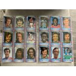 1970s West Ham Football Cards: Full set of 18 from